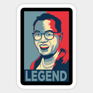 AKIRA TORIYAMA : LEGEND OBAMA STYLE Sticker